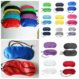 Sleeping Eye Mask 13 Colors Polyester Eye Cover Breathable Shading Eyeshade Travel Eye Patch Sleep Mask Antifaz Para Dormir Con Parche En El Ojo