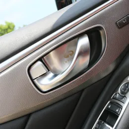 Maniglia interna per maniglie delle porte, pomello decorativo, rivestimento adesivo per Infiniti Q50 Q50L JX35 QX60 Accessori interni239K