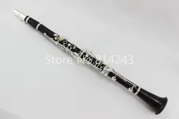 Professional Woodwind Instruments Falling Tune A 17 Keys Clarinet Silver Plated Key Musical Instruments With Case Free Shipping