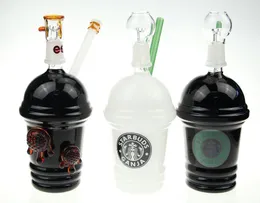 Hot New Starbucks Glas Bong Starbuck Cup Vattenrör Cheech Rökning Rör Olje Rig Dome och Nail Glass Bubbler Hookah