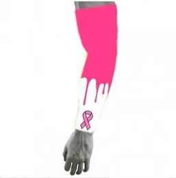 10pcs NewPaint Sleeve Faith Love Ribbon Cancer Arm Sleeve Compression ARMスリーブ水分