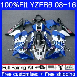 Injection Pour YAMAHA bleu brillant nouveau YZF600 YZFR6 08 09 10 11 12 YZF-600 234HM.7 YZF 600 R 6 YZF-R6 YZF R6 2008 2009 2010 2011 2012 Carénages