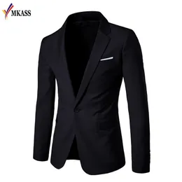 Neue Herren Mode Marke Blazer British's Stil Casual Slim Fit Anzug Jacke Männliche Blazer Männer Mantel Terno Masculino Plus Größe 6XL