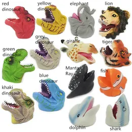 Em promoção! 14 Estilos Macio Boneca Dinosaure Fantoches Figura Da Cabeça  De Animal Braço Dino Brinquedos Para Histórias Dom Crianças Modelo De Mundo