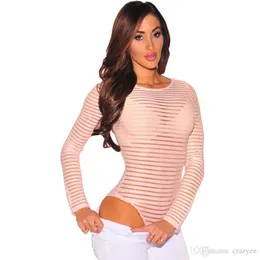 Pajaciki damskie Kombinezon Sexy Lady Round Collar Z Długim Rękawem Hollow Out Bodycon Bandaż Slim Krótki Romper Koronki Body C2449