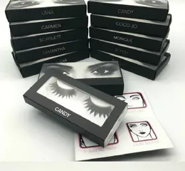 Falska ögonfransar Eyelash Extensions Mink Edition Fake Pishes Voluminous Fakeeyelashes för ögonfransar Skönhet