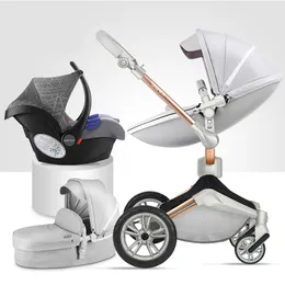  Baby Stroller 3 in 1 Foldable Carriages For Newborns High Landscape Baby Prams For Infant 360 Degree Rotate Cradle