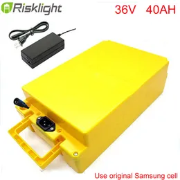 High quality waterproof customised 36v akku 36v 40ah 1000w bafang li ion battery pack for electric wheelchair for Samsung cell