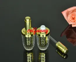 100pcs/lot Fast shipping 10ml Refillable Essence bottle for Essential Oil Perfume Acrylic cosmetic packaging bottle