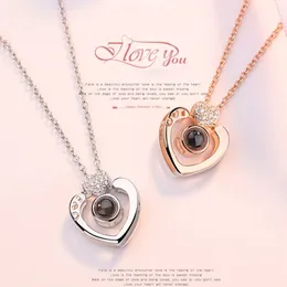 Novo Gold Rose Gold Sier I Love You 100 LanuGage Colars