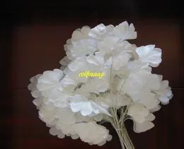 120ピー/ロットの結婚式の小道具道フラワーステージ背景装飾花人工的なイチョウビロバの花4色