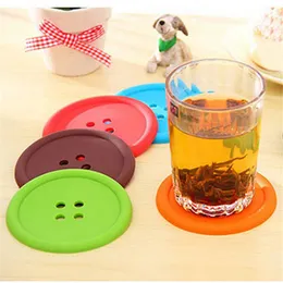 5 pcs / lot knappar kopp paddla porslin silikon kopp paddling Coaster placemats mat matbord kaffe värmebeständig lb 275