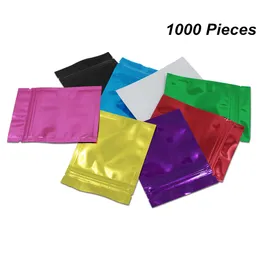 様々な色の様々な色のジッパーロックマイラーフォイルパックバッグセルフシールアルミホイルの自己接着パッキングパウチのためのパウチポーチキャンディー