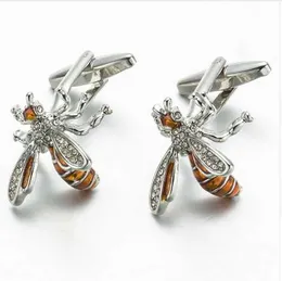 커프 링크 vagula new enamel bee cuff links 남자 프렌치 셔츠 커프 단추 크리에이티브 놋쇠 gemelos 3969205973 Q240508