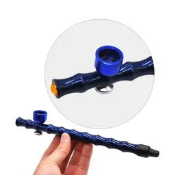 Metal pipe tobacco fashion and creativity pipe portable bamboo pipe filter cigarette holder