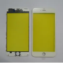 Original Cold Press LCD Screen Outer Glass with Middle Frame Bezel Pre-Assembled For iPhone 6S/6plus