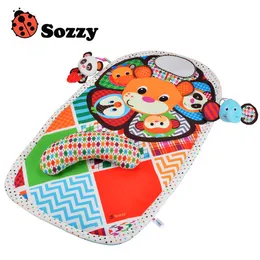 Sozzy Baby Cute Cartoon Animal Plush Doll Multifunctional Crawling waterproof diaper mat Big Size game blanket