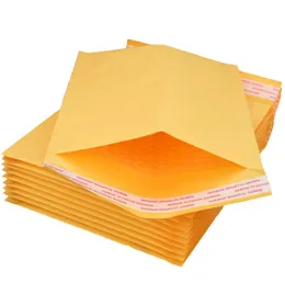 Pakiety papierowe Pakiety Pakiety Kraft Papiery Bubble Foam Mailers Wyściełane Koperty Torby Pakiet do prezentów Hurtownie
