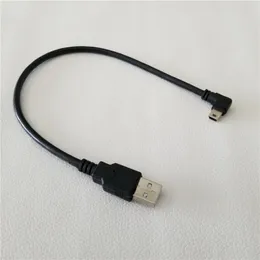 USB 2.0 штекер до 90 градусов Mini B 5-контактный прямоугольный удлинительный кабель для передачи данных