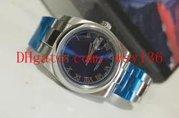 Usługodawca Datejust 116200 36mm Blue Roman Dial Automatyczny mechaniczny Zegarek Casual Ze Stali Nierdzewnej Męskie Zegarki Sportowe Wrist