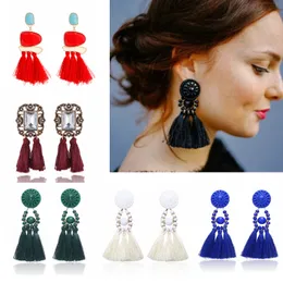2018 Brincos Women  Boho Drop Fringe Earring Vintage ethnic Statement Tassel earrings Charms fashion jewelry A57