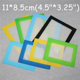 custom silicone dab mats silicone wax pads dry herb oil mats 11cm8 5cm silicone food grade baking mat dabber sheets jars dab mat