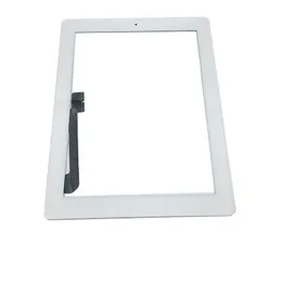 20st för iPad Mini 1 2 3 för iPad 2 3 4 för iPad Air Touch Screen Digitizer Assembly Ersättningar med hemknapp Vit färg