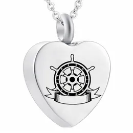 Compass Cremais Jewelry Stainless Steel Urn Cremation Necklace Remembrance Necklace