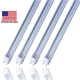 CE RoHS FCC + 4FT 1200 мм T8 LED трубки света высокий супер яркий 18W 22W холодные белые светодиодные флуоресцентные лампы G13 LightingAc85-265V