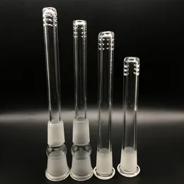 Glas nach unten Stem Adapter 2.0" bis 6,0" Länge 14mm 18mm Männlich Weiblich Downstem Drop Down-Adapter für Beaker Bongs Dab Rigs