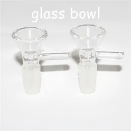 Mini Bongs Dab Rigs Hookahs 14mm Man Joint Glass Bowl Små Bubbler Vattenrör Oljeplattform