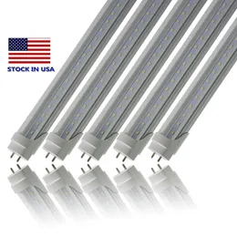 Stock negli Stati Uniti + 4ft 1200mm T8 Led Tube Lights High Super Bright 18W 20W 22W Lampadine fluorescenti a led bianche calde e fredde AC 85-265V