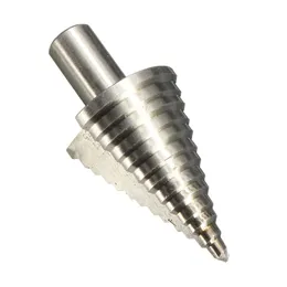 Freeshipping 1PC 5-35mm High Speed Steel Step Drill Bit 5,7,10,12,15,17,20,22,25,27,30,32,35mm HSS 6542 /M2 Wood Metal Drilling Top Quality