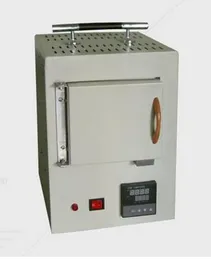 Keramikfaser-Muffelofen, geschlossener kleiner Elektroofen, integrierte Programmsteuerung, Hochtemperaturofen 1,5 kW