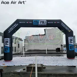 Customized Black Arch Inflatable Start Finish Line Giant Sport Racing Arch Advertising and Promotional Archway for Sale in Italy