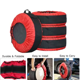 30-Zoll-Reifentasche, verstellbar, wasserdicht, Ersatz-Saisonreifen-Aufbewahrungstasche für Auto-Off-Road-LKW-Reifentaschen