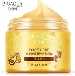 Bioaqua pés cuidado massagem creme creme peeling exfoliating whitening pés hidratante spa beleza remover creme de pé de pele morto