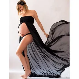 Varm Försäljning Bekväm Kvinnors Maternity Bekväm Maxi Klänning Maxi Lång Klänning för Pregant Foto Shoot Party Dress