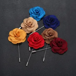 22 stilar män mode blomma brosch pin kostym lapel pin corsage för bröllopsfest smycken gåva brudgum tillbehör gratis frakt