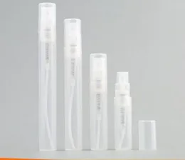 2ml 3ml 5ml 10ml plast parfymflaska, tom återfyllningsbar sprayflaska, liten parfymatomizer, parfymprovflaskor