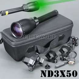 LASER GENETICS ND3 X50 ND50 Designatore laser verde a lunga distanza con supporto per mirino regolabile per la caccia