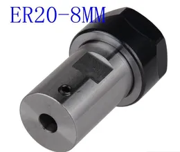 1 ADET Motor Mili Collet Chuck ER20 Bir 8mm Uzatma Çubuk Tutucu Takım Tutucu CNC Freze ve CNC Oyma Makinesi