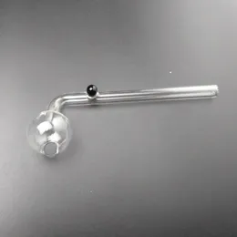 Bent nackoljeförbränare böjda glasoljebrännare rökrör handrör dab handblåst rörledningar 14 cm