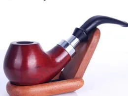 Resin pipes imitate mahogany handcrafted pipes, acrylic handle, smooth surface, free fight.