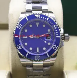 Luxuriöse, hochwertige Armbanduhren, 40 mm, 116619 116619LB, blaue Keramiklünette, Edelstahl, Asien 2813-Uhrwerk, automatische Herrenuhr