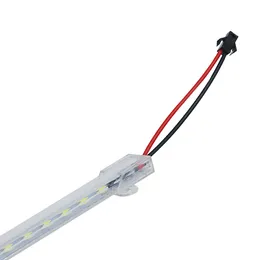 Оптовая 500pcs Светодиодная полоса под шкафами 8W 72 светодиодов 5730 SMD Tube Bar Lighting 220V для декора рынка домашнего магазина