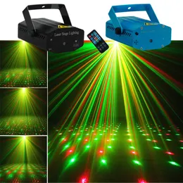 Mini Portable RG Laser Projektor Ljus DJ Hem Xmas Party Holiday Show Stage Lighting