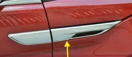 Högkvalitativ ABS Chrome ABS Chrome 4PCs Front Fender Side Air Outlet Decoration Trim Frame för Range Rover Evoque 2011-2018