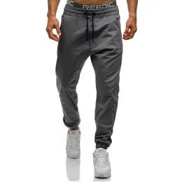 Partihandel - Märke Mäns byxor 2017 Ny mode Slim Solid Färg Elasticitet Män Casual Pants Man Byxor Designer Mens Joggers M-3XL