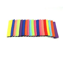 Partihandel Popsicle Holder Pop Ice Sleeves Freezer Pop Holders 15x4.2cm för barn sommar köksredskap